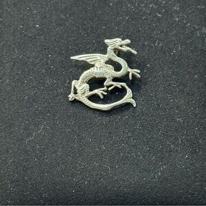 Silver Dragon Pendant